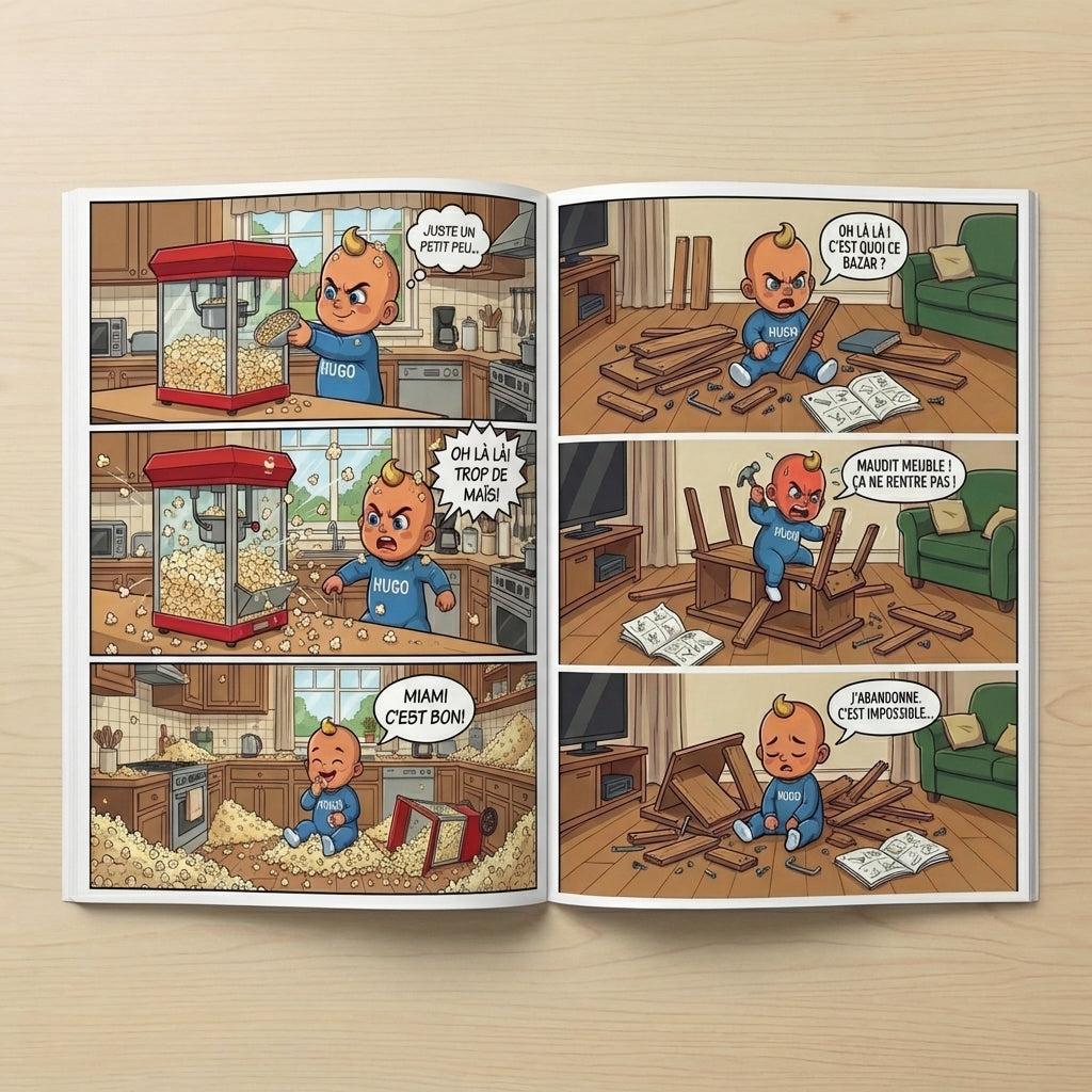 BD "Les bétises de bébé Hugo"